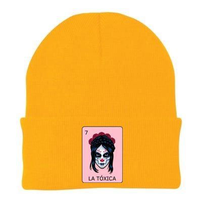 La Toxica Sugar Skull  Knit Cap Winter Beanie