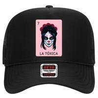 La Toxica Sugar Skull  High Crown Mesh Back Trucker Hat