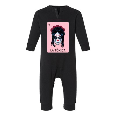 La Toxica Sugar Skull  Infant Fleece One Piece