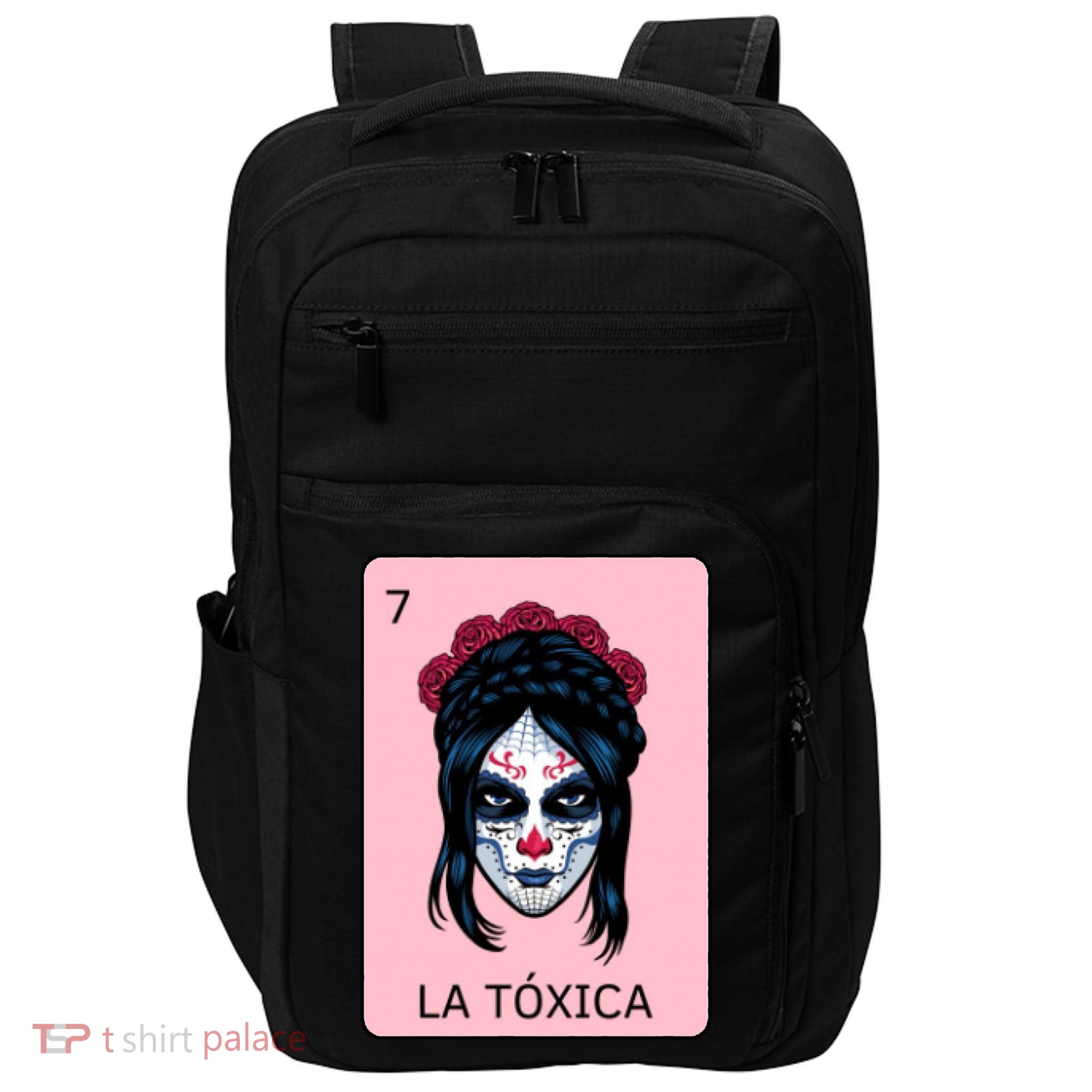 La Toxica Sugar Skull  Impact Tech Backpack