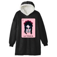 La Toxica Sugar Skull  Hooded Wearable Blanket