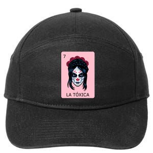 La Toxica Sugar Skull  7-Panel Snapback Hat