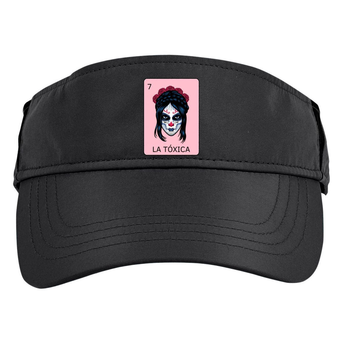 La Toxica Sugar Skull  Adult Drive Performance Visor