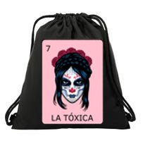 La Toxica Sugar Skull  Drawstring Bag