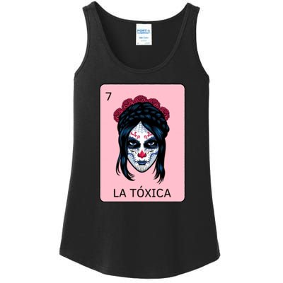 La Toxica Sugar Skull  Ladies Essential Tank