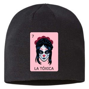 La Toxica Sugar Skull  Sustainable Beanie