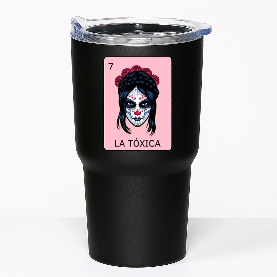 La Toxica Sugar Skull  Tumbler