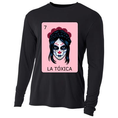 La Toxica Sugar Skull  Cooling Performance Long Sleeve Crew