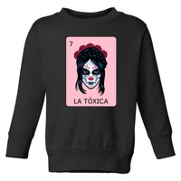 La Toxica Sugar Skull  Toddler Sweatshirt