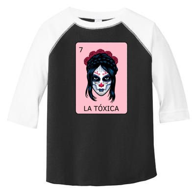 La Toxica Sugar Skull  Toddler Fine Jersey T-Shirt