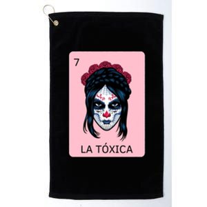 La Toxica Sugar Skull  Platinum Collection Golf Towel