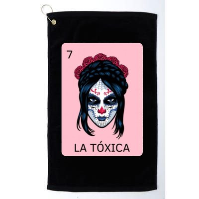 La Toxica Sugar Skull  Golf Towel
