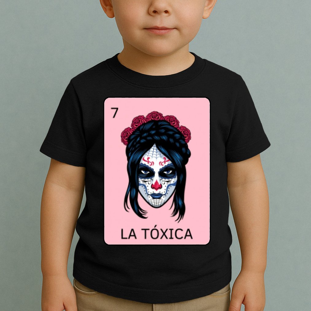 La Toxica Sugar Skull  Toddler T-Shirt