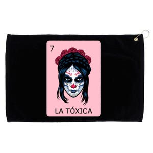 La Toxica Sugar Skull  Grommeted Golf Towel