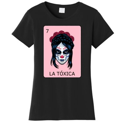 La Toxica Sugar Skull  Women's T-Shirt