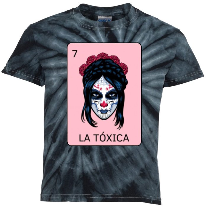 La Toxica Sugar Skull  Kids Tie-Dye T-Shirt