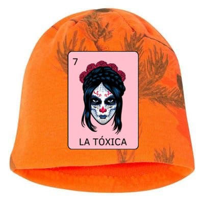 La Toxica Sugar Skull  Kati - Camo Knit Beanie