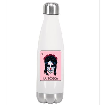 La Toxica Sugar Skull  Stainless Steel Insulated Water Bottle