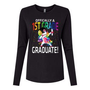 Ly A 1St Grade Graduate Unicorn Cute Gift Womens Cotton Relaxed Long Sleeve T-Shirt