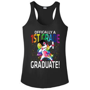 Ly A 1St Grade Graduate Unicorn Cute Gift Ladies PosiCharge Competitor Racerback Tank