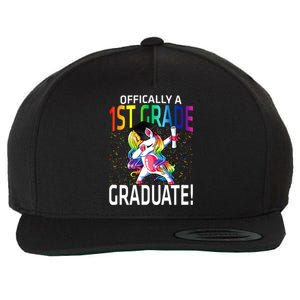 Ly A 1St Grade Graduate Unicorn Cute Gift Wool Snapback Cap