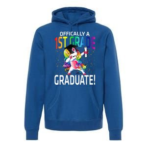 Ly A 1St Grade Graduate Unicorn Cute Gift Premium Hoodie