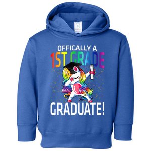 Ly A 1St Grade Graduate Unicorn Cute Gift Toddler Hoodie