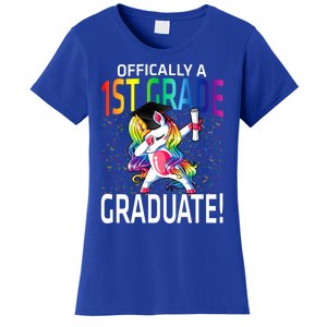 Ly A 1St Grade Graduate Unicorn Cute Gift Women's T-Shirt