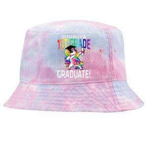 Ly A 1St Grade Graduate Unicorn Cute Gift Tie-Dyed Bucket Hat