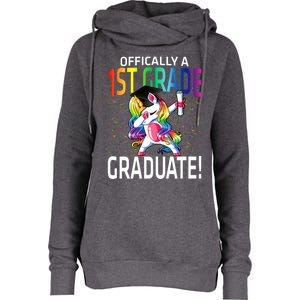 Ly A 1St Grade Graduate Unicorn Cute Gift Womens Funnel Neck Pullover Hood