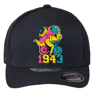 Lsd Acid 1943 Hofn Bicycle Day Psychedelic Trip Lysergic Cute Gift Flexfit Unipanel Trucker Cap