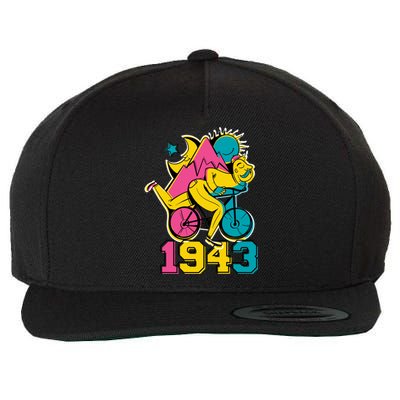 Lsd Acid 1943 Hofn Bicycle Day Psychedelic Trip Lysergic Cute Gift Wool Snapback Cap