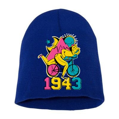 Lsd Acid 1943 Hofn Bicycle Day Psychedelic Trip Lysergic Cute Gift Short Acrylic Beanie