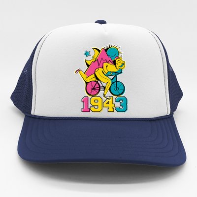 Lsd Acid 1943 Hofn Bicycle Day Psychedelic Trip Lysergic Cute Gift Trucker Hat