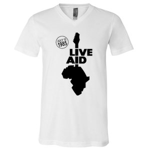 Live Aid 1985 V-Neck T-Shirt