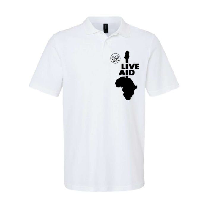 Live Aid 1985 Softstyle Adult Sport Polo