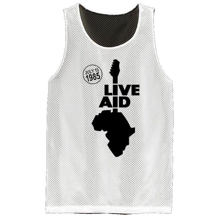 Live Aid 1985 Mesh Reversible Basketball Jersey Tank