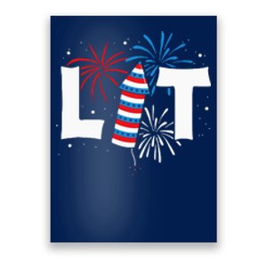 Lit American 4th Of July US Patriotic Pride Gift Poster