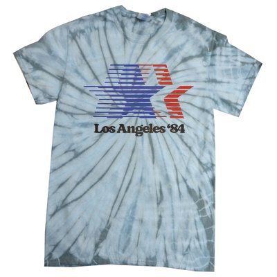 Los Angeles 84 Nostalgic La Retro Vintage Tie-Dye T-Shirt