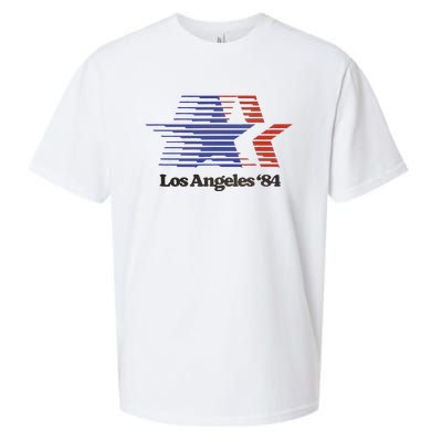 Los Angeles 84 Nostalgic La Retro Vintage Sueded Cloud Jersey T-Shirt