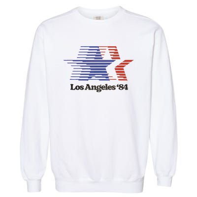 Los Angeles 84 Nostalgic La Retro Vintage Garment-Dyed Sweatshirt