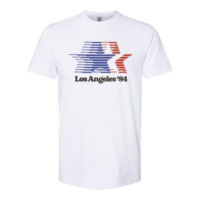 Los Angeles 84 Nostalgic La Retro Vintage Softstyle CVC T-Shirt