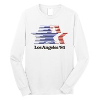 Los Angeles 84 Nostalgic La Retro Vintage Long Sleeve Shirt