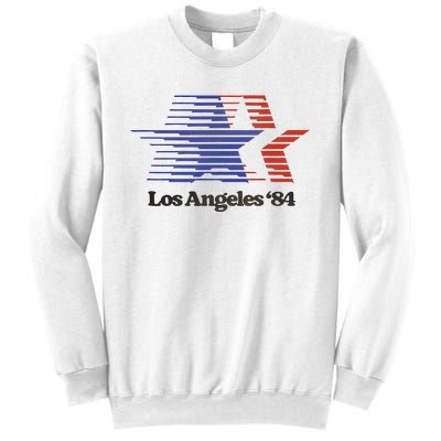 Los Angeles 84 Nostalgic La Retro Vintage Sweatshirt