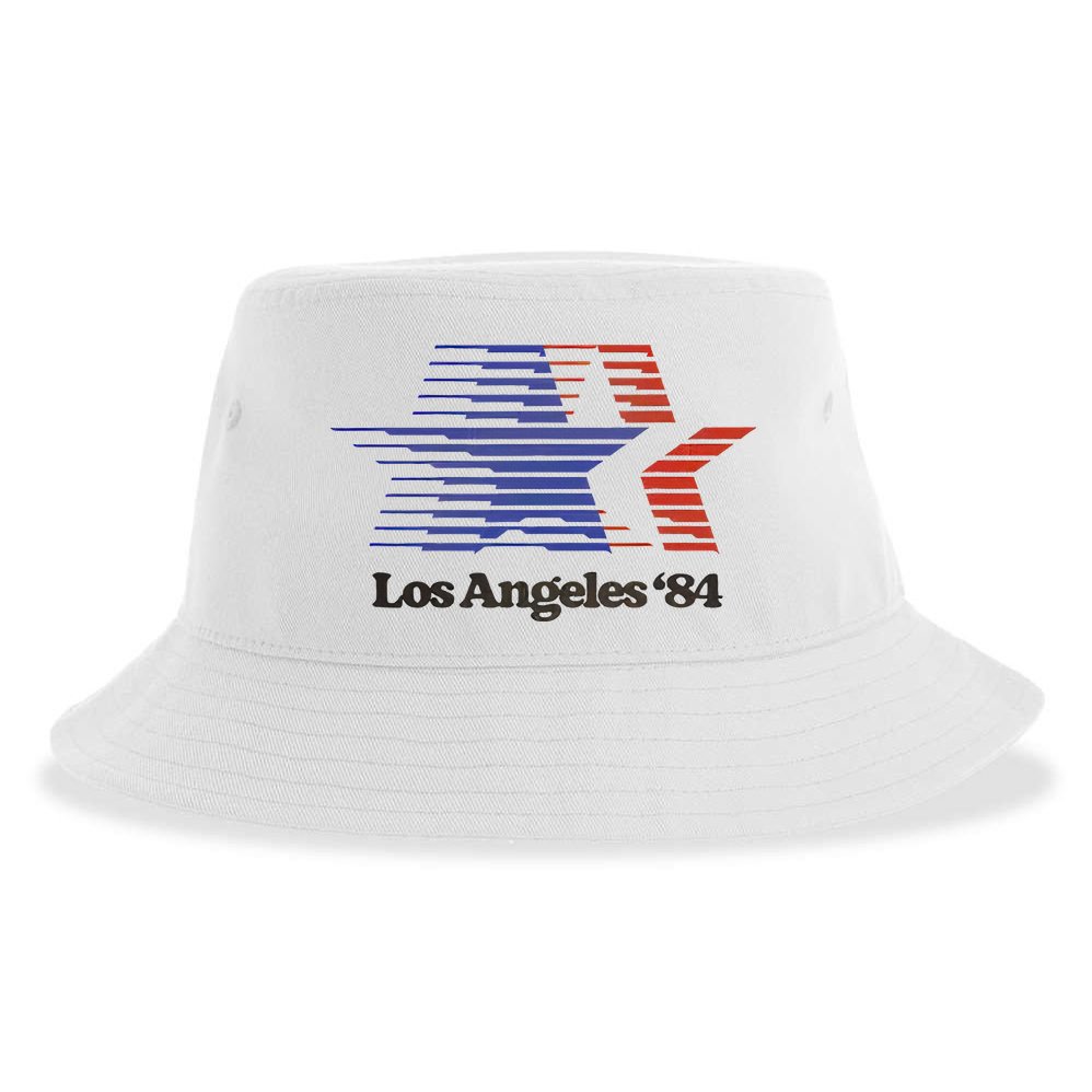 Los Angeles 84 Nostalgic La Retro Vintage Sustainable Bucket Hat