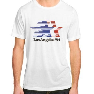 Los Angeles 84 Nostalgic La Retro Vintage Adult ChromaSoft Performance T-Shirt