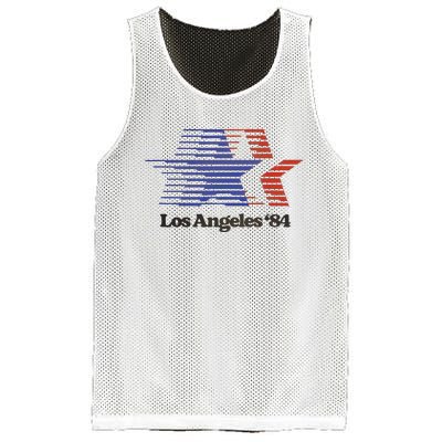 Los Angeles 84 Nostalgic La Retro Vintage Mesh Reversible Basketball Jersey Tank