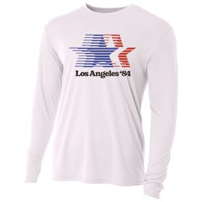 Los Angeles 84 Nostalgic La Retro Vintage Cooling Performance Long Sleeve Crew