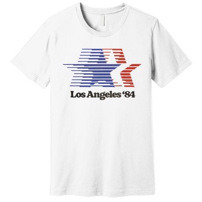 Los Angeles 84 Nostalgic La Retro Vintage Premium T-Shirt