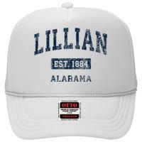 Lillian Alabama Al Vintage Sports Established High Crown Mesh Back Trucker Hat